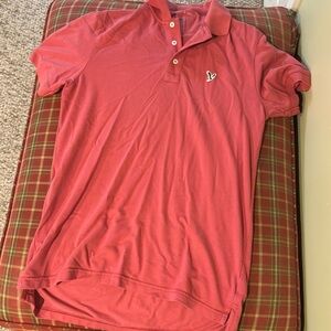 American Eagle men’s polo size small red/pink